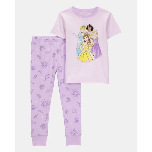Toddler Girl Disney Princesses Snug Fit 2-Piece Pajamas - Purple | Carter's
