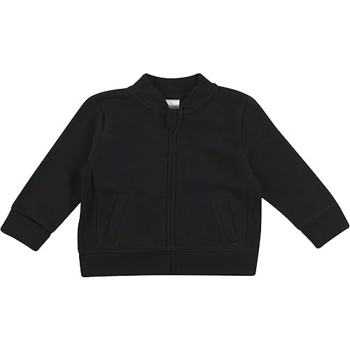 Hanes, Zippin Soft 4-way Stretch Fleece Zip Up Sweatshirt Jacket, Babies and Toddlers