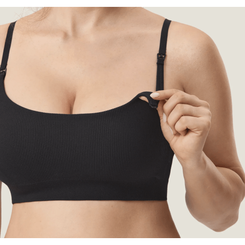 Ribbed Scoop Nursing Bralette