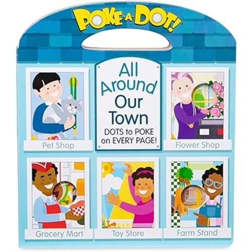Melissa & Doug Poke-a-Dot: All Around Our Town