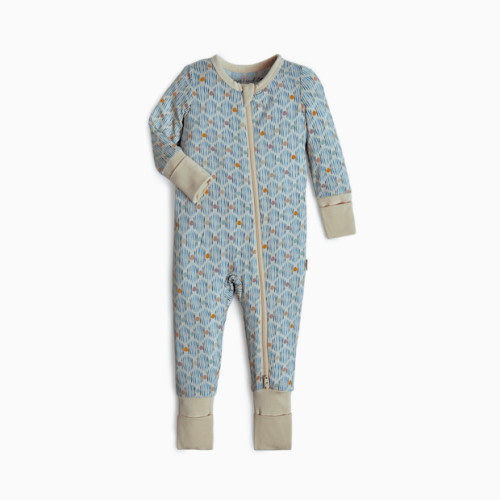Tiny Kind Bamboo Viscose Convertible Footie Printed - Multi Print, 0-3 M