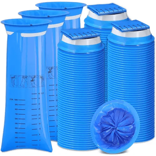 150 Pack Leak-Proof Vomit Bags Disposable with Twist Ties, 1000ml Capacity, Hospital Grade, for Motion Sickness, Travel, Car, Airplane, Pregnancy, Kids & Adults
