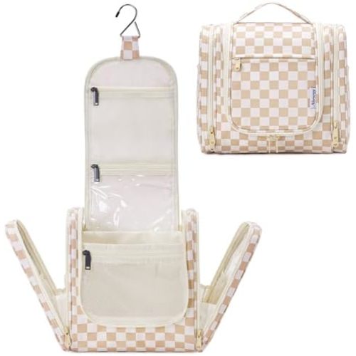 Narwey Hanging Toiletry Bag for Women Travel Makeup Bag Organizer Toiletries Bag for Cosmetics Essentials Accessories