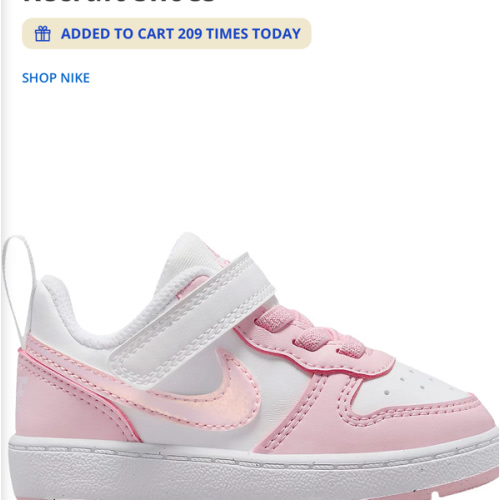 Nike Toddler Court Borough Low Recraft Shoes | Academy