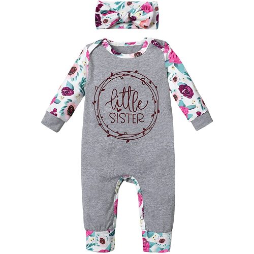 Newborn Baby Girl Clothes Romper Onesie Cotton Newborn Outfit for Girls Cute Infant Girl Jumpsuits Clothes