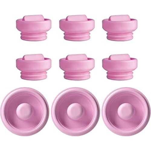 Yeabetter 6 Pack Duckbill Valve & 3 Pack Pump Seals Compatible with Elvie Stride Pump, Replacement Breast Pump Parts, Silicone Diaphragm, Elvie Stride Membrane, Not Original Pump Part/Accessories