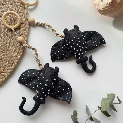 Baby Play Gym| Wooden Baby Play Frame| Baby Gym Set Toys| Toddler Activity Center| Foldable Frame| Hanging Sensory Toys| Ocean Theme Gift