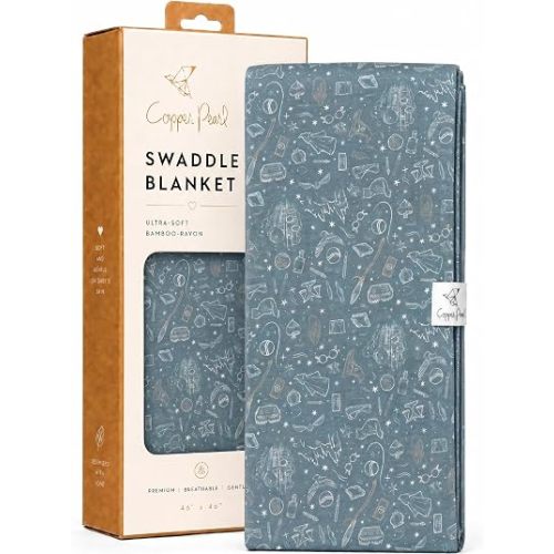 Copper Pearl Large Premium Knit Baby Swaddle Receiving Blanket Hogwarts