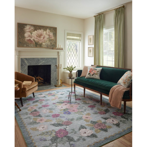 Rifle Paper Co. x Loloi Rosa Sky Area Rug