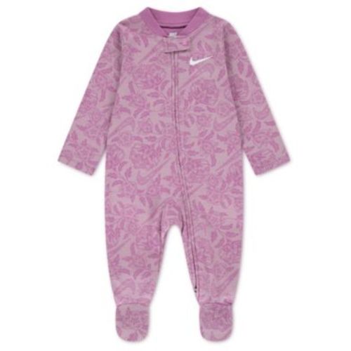 Baby Girls' Round Neck Footed Coverall