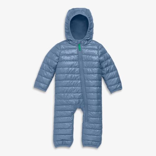 Primary Baby Lightweight Puffer Suit in Dusk Size 6-12 Months