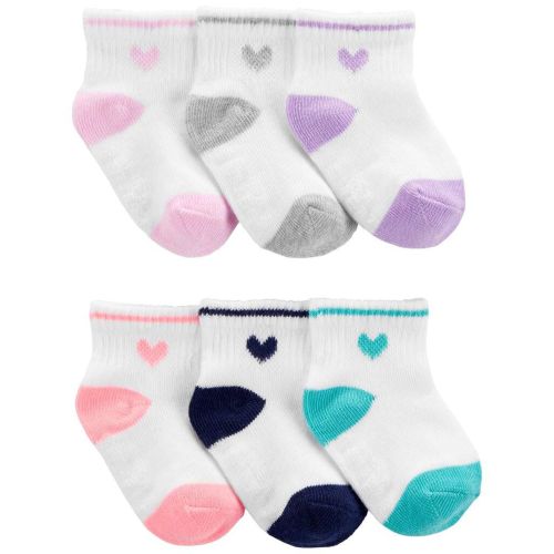 Baby 6-Pack Crew Socks - Carter's | Carter's