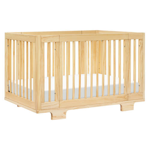 Yuzu 8-In-1 Convertible Crib With All Stages Conversion Kits - Natural
