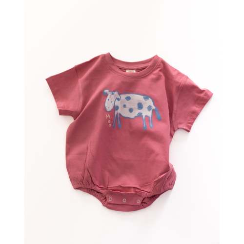 moo romper – Pigeon said please