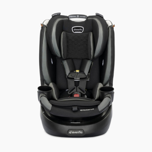 Evenflo Revolve 360 Slim 2 in 1 Convertible Rotating Car Seat - Salem Black
