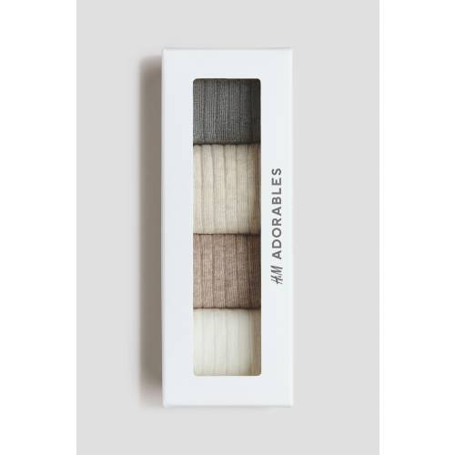 4-PACK RIB-KNIT SOCKS