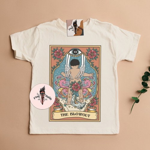 The blowout Tarot Card kids tee, funny baby Tarot Card shirt, The poop funny tarot card tee, poop tarot kids tee, baby blowout kids shirt
