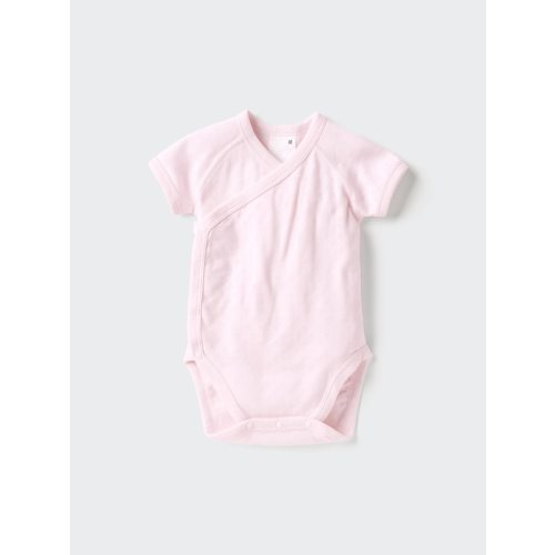 Baby Short Sleeve Bodysuit | Open Front | UNIQLO US