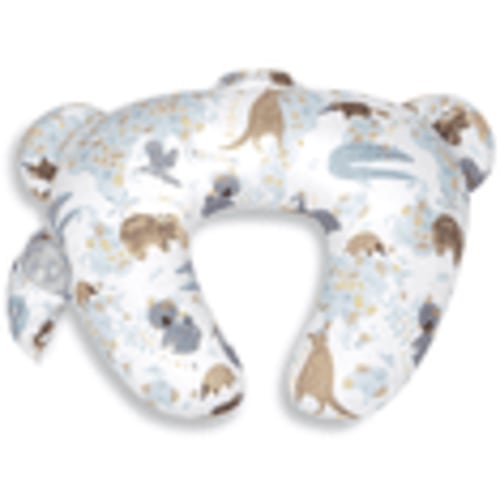 CshidWorld Nursing Pillow, Cute Bear Eras, Ergonomic Nursing Essentials for Bottle and Breastfeeding, Firm Fiber Fill, with Removable Pillow Cover/ Handy Side Pocket, Machine Washable
