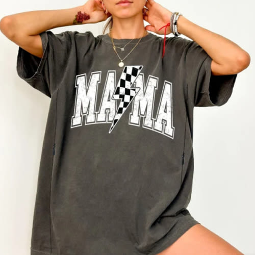 Lightning Bolt Mama Nursing Tee