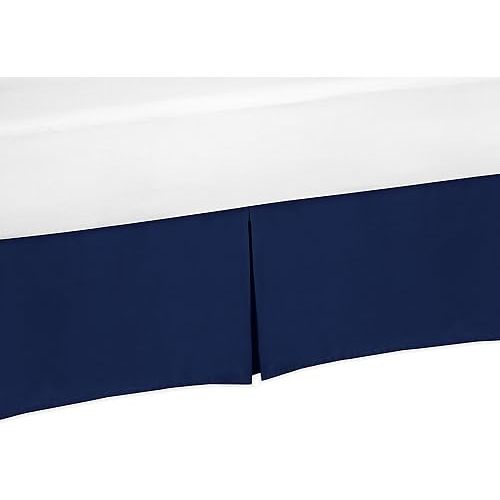 Navy Blue Crib Bed Skirt for Baby Bedding Sets