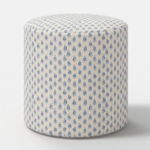 Tambor Ottoman Bagru Block Blue - Threshold™