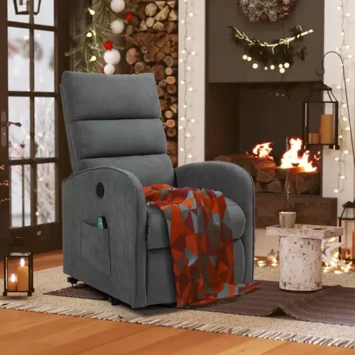 Latitude Run® 24.4'' Wide Power Lift Assist Standard Recliner with Massager & Reviews | Wayfair