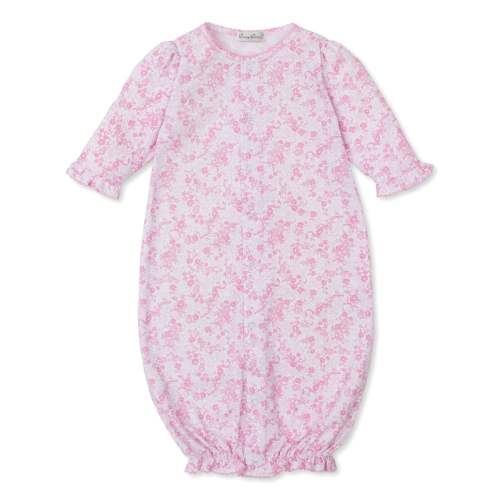 Old English Roses Pink Convertible Gown