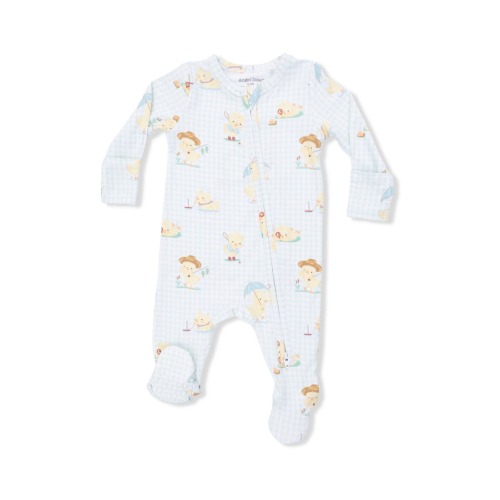 Spring Ducklings Footie, 3-6M