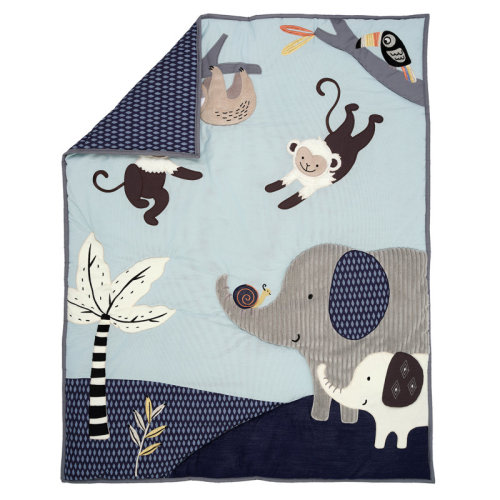 Lambs & Ivy Jungle Party 3 - Piece Crib Bedding Set & Reviews | Wayfair