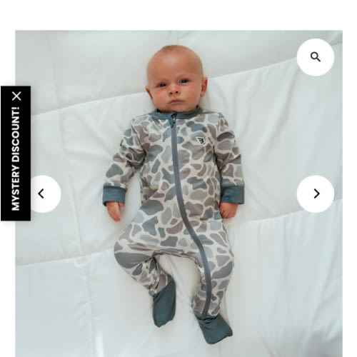 Baby Zip Up - Classic Deer Camo – BURLEBO