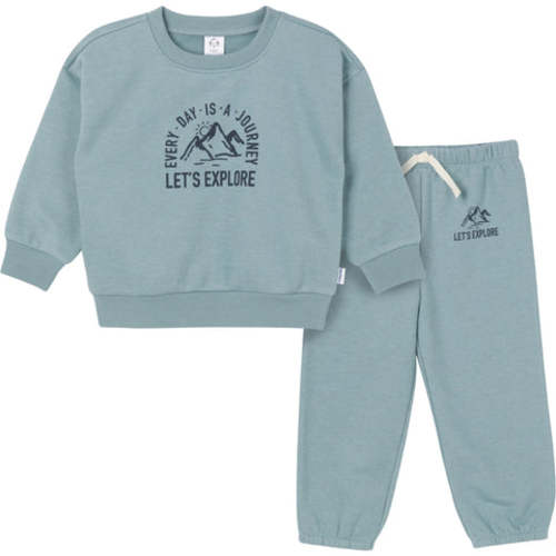 2-Piece Baby &amp; Toddler Boys Explore Sweatshirt &amp; Pant Set