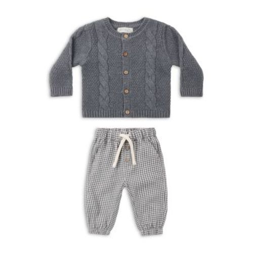 Unisex Relaxed Knit Striped Top & Pants Set - Baby