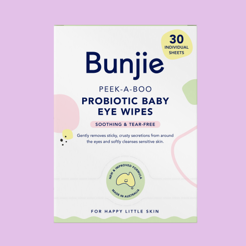 Probiotic Baby Eye Wipes – Gentle & Soothing for Little Eyes – Bunjie