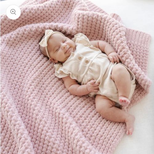WAFFLE KNIT RECEIVING BLANKETS