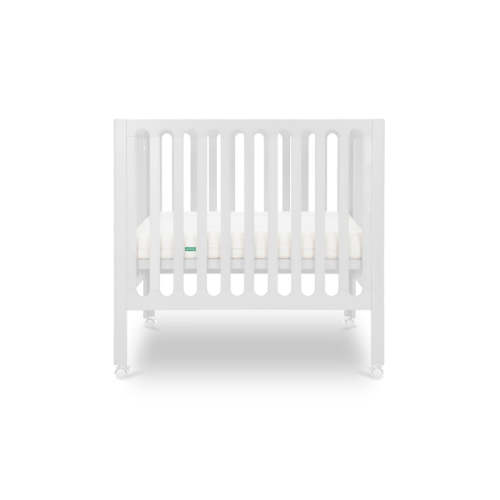 Newton Galileo Mini Crib with Newton Mattress - White