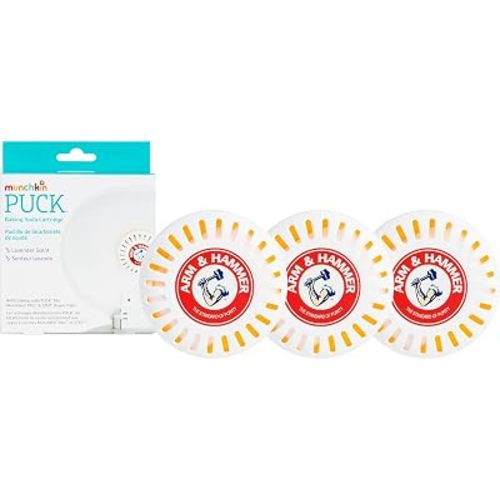 Munchkin Arm & Hammer Puck Diaper Pail Deodorizer, Lavender, 3 Count