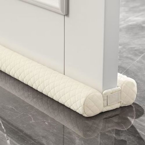 Ciieyuo Door Draft Stopper – Premium Velour Under Door Gap Filler & Noise Blocker | Insert-Design Draft Stopper for Bottom of Door (30") | Blocks Cold, Noise, Dust – Easy Install