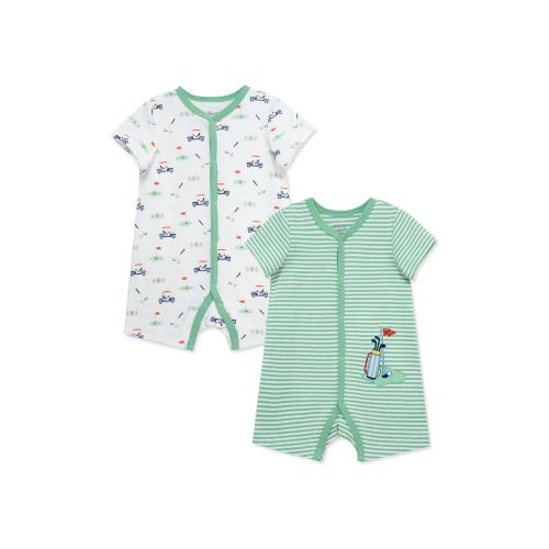 2-Pack Cotton Bubble Rompers