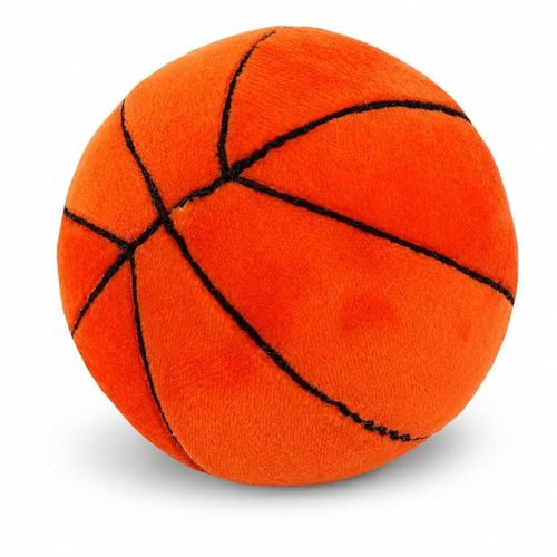 June Garden 3" My First Basketball - Plush Baby Rattle Sensory Toy - Safe Soft Sports Toy for Infants Boys and Girls