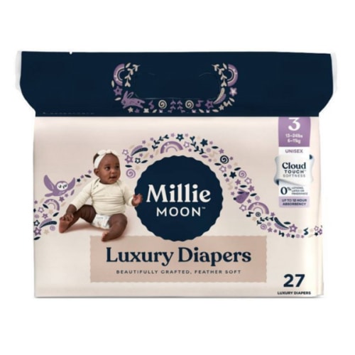 Millie Moon Luxury Disposable Diapers - Size 3 - 192ct