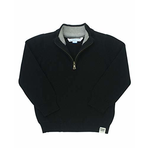 RUGGEDBUTTS® Baby/Toddler Boys Pullover Quarter-Zip Sweater