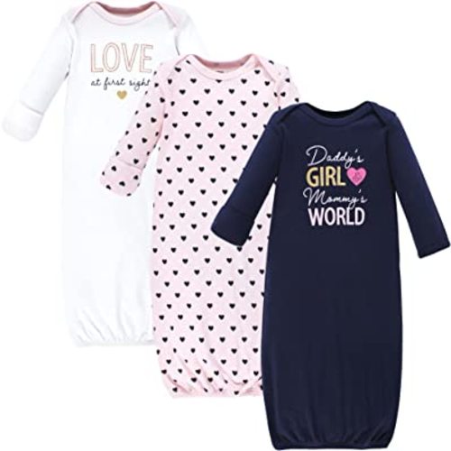 Hudson Baby baby-girls Cotton Gowns