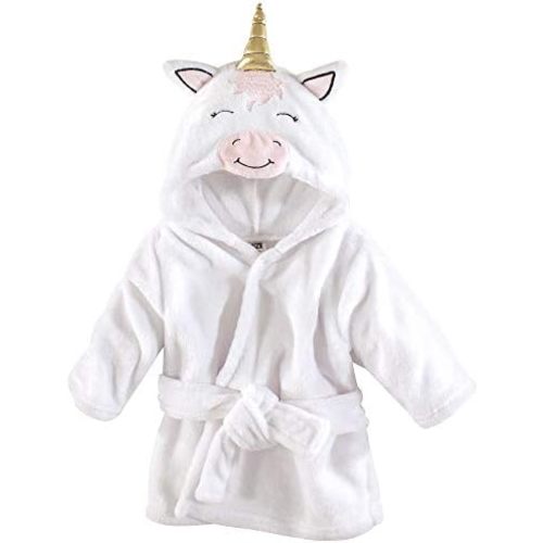 Hudson Baby Unisex Baby Plush Animal Face Bathrobe