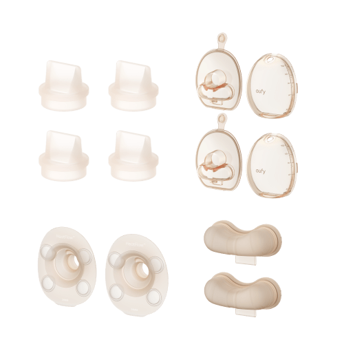 eufy Breast Pump S2/S2 Pro Accessories Bundle (5 oz Milk Container+24 mm Flange)