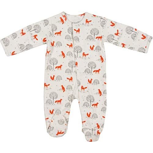 Magnetic Me 100% Organic Cotton Magnetic Baby Footie Pajamas | Super Soft Cotton Fabric