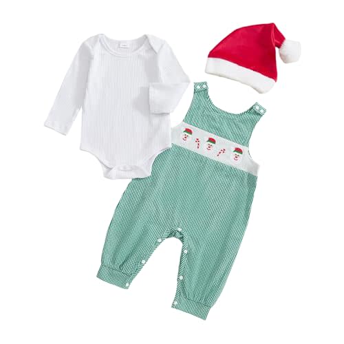 My First Halloween Baby Boy Outfit Clothes Pumpkin Romper Overall Pants Hat | Long Sleeve Onesie,fleece Pants,cute Pumpkin Hat, 3 Piece Set, Pumpkin Patch Outfits, Halloween Party Picture
