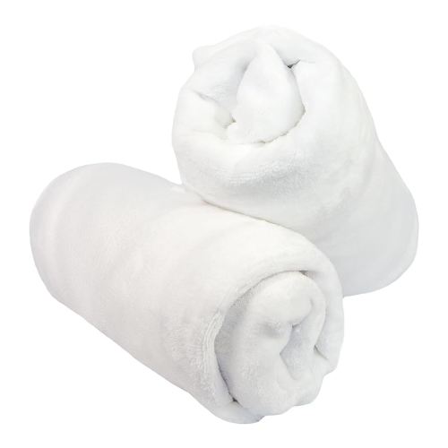 Cozy Fleece Warm MicroPlush Crib Sheets for Boys Girls, Ultra Soft Fitted Crib Sheets, Warm and Cozy Baby Crib Sheets Neutral, 2 Pack Crib Mattress Sheets for Standard Crib Mattresses, White, 28"x52"