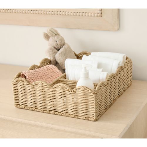Palmer Scalloped Changing Table Organizer