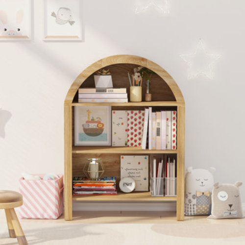 Millwood Pines Euron 43.3" Arched Kids Bookcase & Reviews | Wayfair